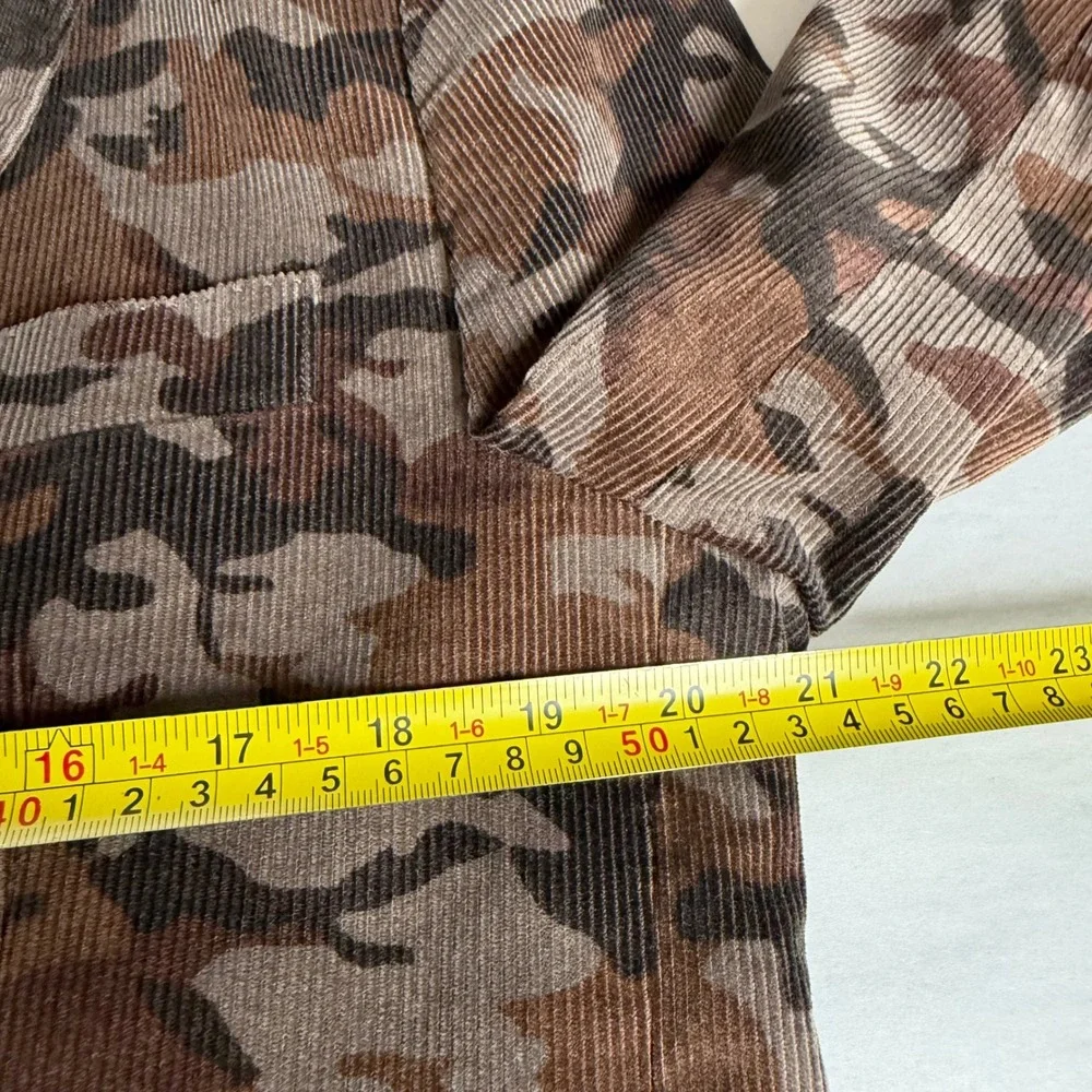 TailorByrd Camo Corduroy Blazer Brown Heritage Ivy Prep Sport Coat Mens 40R